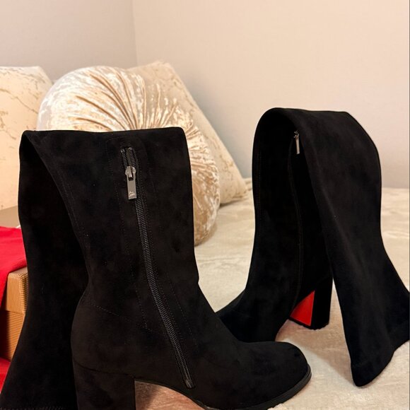 Suede Over the knee Boot - Mini Heel Dup3 LB - Picture 8 of 8